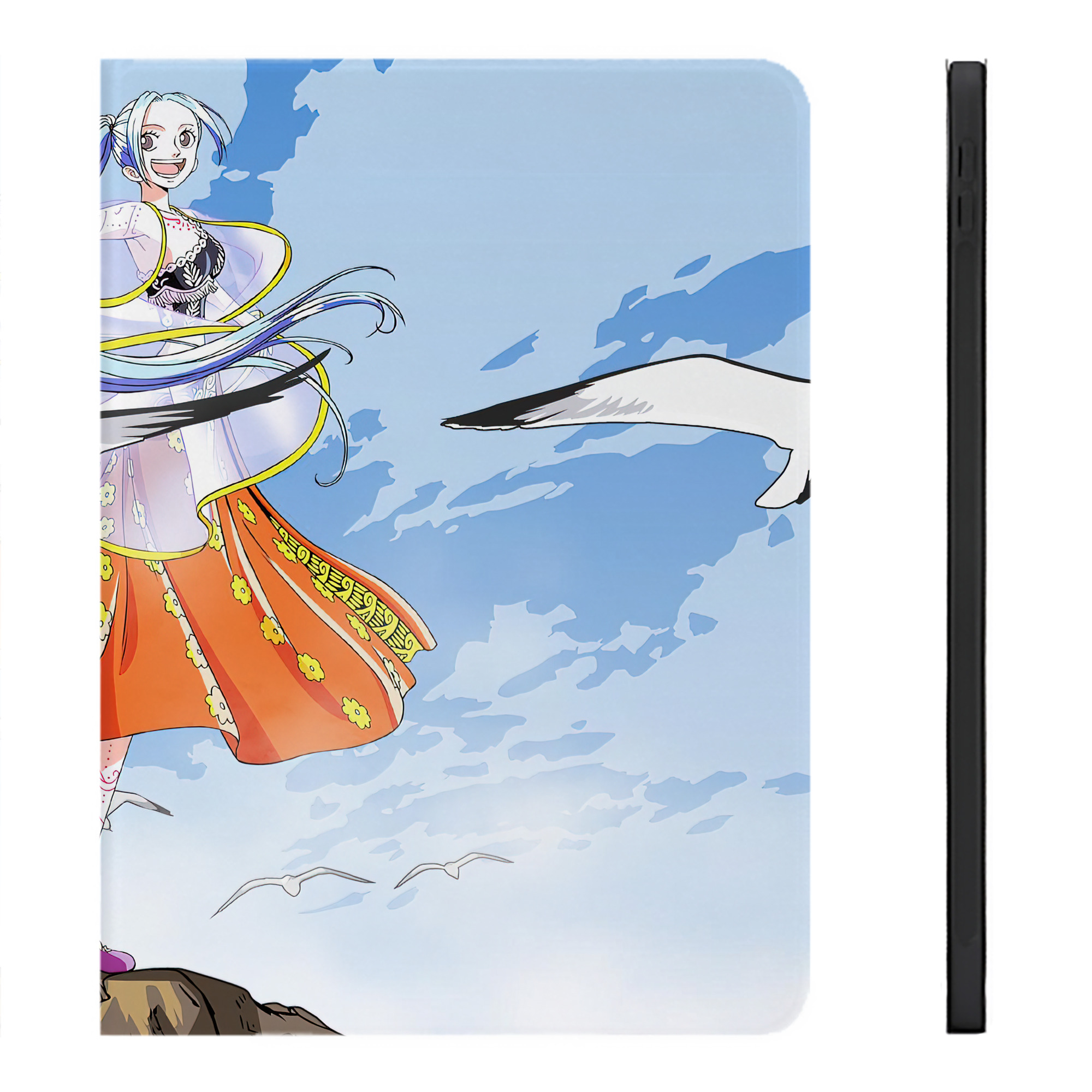 （画像用） ワンピース ONE PIECE IPadケース ペンホルダー付き ブックスタイルデザイン